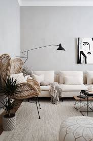 Gallery of 50 inspirational scandinavian style living rooms. Modern Living Room Scandinavian Interior Cream Couch Modern Armchair Wall Art Plants Beige Eleme Living Room Scandinavian Room Interior Living Room Decor