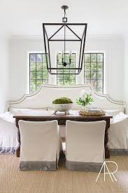 A bench is a great way to stretch your space and make sure everyone gets a place to sit. Ivory Leather Curved Dining Bench Design Ideas