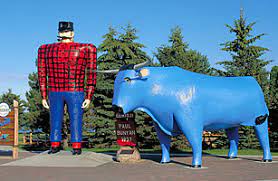 Part 2 of 2.this short brings to life the tall tale of giant lumberjack paul bunyan and his large blue ox babe. Paul Bunyan Wikipedia