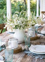 Just bring them outdoors temporarily! Tips For Setting A Quick Beautiful Outdoor Table Sanctuary Home Decor Summer Table Decorations Outdoor Table Decor Table Decorations