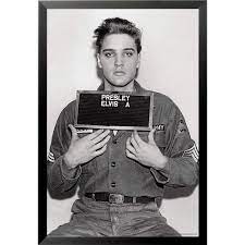 Graceland january 22 , 1966 elvis presley rare. Framed Young Elvis Presley Enlistment In Army 36x24 Photograph Art Print Poster 36 X 24 Overstock 27884286