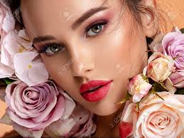 Since 2014 skyspecs has earned a leading position in the north american and. Beautiful White Girl With Flowers Stunning Brunette Girl With Big Bouquet Flowers Of Roses Closeup Face Of Young Beautiful Woman With A Healthy Clean Skin Pretty Woman With Bright Makeup Stock Photo