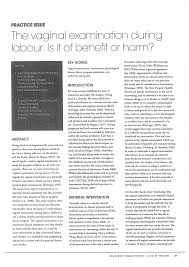 Vaginal examination is a common and routine goodreads helps you keep track of books you want to read. Pdf The Vaginal Examination During Labour Is It Of Benefit Or Harm