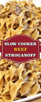 Slow Cooker Beef Stroganoff Your Life Slow Cooker Beef Stroganoff Slow Cooker Recipes Beef Slow Cooker Beef