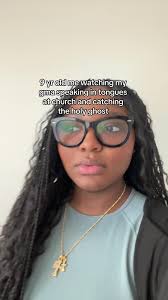 Lady in Church Catching The Holy Ghost