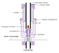 Flame ionization detectors work according to the principle of ions released in the combustion of the sample species. Gas Chromatography Chemistry Libretexts