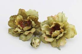 Olive Green Wild Rose Artificial Roses Flower Crown Etsy Scrapbook Flowers Wild Roses Rose Flower Crown