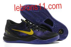 Black And Yellow Kobes Shoes Kobe Bryant 8 Black Purple Yellow Shoes Yellow Shoes Nike Shoe Sale