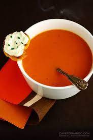 Roasted Tomato Soup This Is Gordon Ramsey S Recipe Originally Gordon Ramsey Recipes Gordon Ramsay Recipe Roasted Tomato Soup