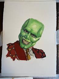 My friend Joanne Harper painted this picture of The Mask for me and I just  had to share it ❤ : r/painting