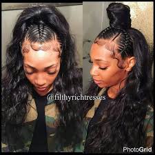 Braids Up Into A Ponytail And Weave Out In The Back Black Ponytail Hairstyles Best Ponytail Hairstyles For Natural Hair Styles Hair Styles Beautiful Hair