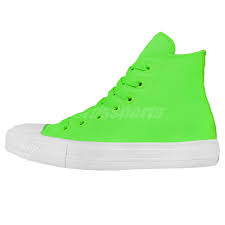 Details About Converse Chuck Taylor All Star Ii 2 Lunarlon Neon Green Plimsolls Shoes 151118c