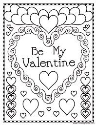 A Be My Valentine Coloring Page Printable Valentines Coloring Pages Valentine Coloring Sheets Valentine Coloring Pages