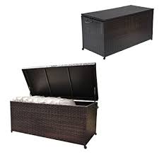 A single option can't work for all the. Buy Outdoor Patio Wicker Storage Box Resin Rattan Pool Storage Box With Lid Garden Deck Bin Multi Purpose Furniture Organizer With Wheels Container For Gardening Tools Cushions Pool Accessory Online