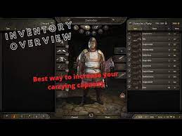 You can check the maximum capacity in the equipment menu. Mount And Blade Ii Bannerlord How To Increase Your Inventory