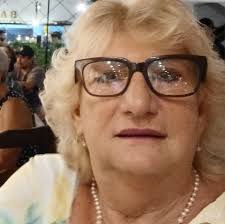 A atriz Maria Padilha após a peça Diários do Abismo.