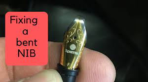 How I Fixed My Bent Fountain Pen Nib. - Youtube