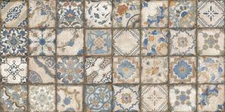 Online bestellen oder reservieren und abholen im fachcentrum | bauhaus Dekorfliese Terracotta Einleger Vintage Patchwork Chiostro Magnolia Bianca Fliesen Profi Fliesen Online Kaufen