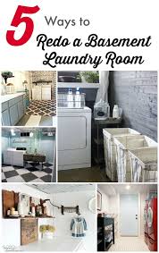 Laundry rooms must be in the air right now! 5 Ways To Redo A Basement Laundry Room Infarrantly Creative