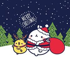 Eager to customise your desktop and your phone with our official #molang and #piupiu wallpapers? Molang And Piu Piu Christmas 720x726 Download Hd Wallpaper Wallpapertip