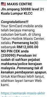 •imej penerimaan hadia maxis mypromosi 2017 kuis ini menawarkan 6 hadia wang tunai setiap ulang tahun maxis, berdasarkan peraduan yang desertai secara pesrcuma dengan langganan perhitmatan muat turun kandungan pada kadar rm/5/minggu,pusingan peraduan akan bermula. Cabutanvlogs Menang Cabutan Bertuah Maxis