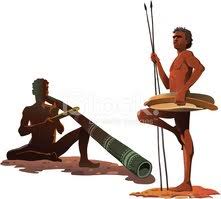 The didgeridoo is also known by the name of yidaki, which the kangaroo is a totem for most aboriginal people in australia. Aboriginal Hunter And Didgeridoo Player Clipart Images