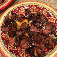 Give Me Some Of That We Call Them Lizzy S Dove Wrapped In Bacon Jalapeno And Cream Cheese Nom Nom Nom What Do You Call I Venison Recipes Game Food Nom Nom