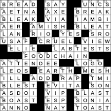 Our staff has managed to solve all the game packs and we are daily updating the site. La Times Crossword 15 Sep 20 Tuesday Laxcrossword Com