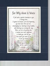 Aunt And Uncle Poem Print Anniversary Christmas Gift Present Double Matted In Navy Over White Buy Online In Jamaica At Jamaica Desertcart Com Productid 13572941