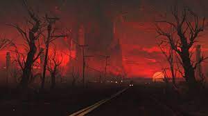 Pin By Ana Carolina Art Zbrush 3d S On Color Schemes Red Aesthetic Grunge Scenery Landscape