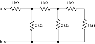 Equivalent Resistance Problem A Find The Equivalent Resistance At Terminals A And B Ohms Law Simple Electric Circuit Circuit
