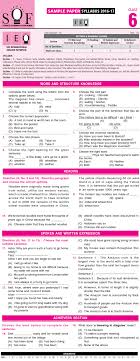Nco Nso Imo Ieo Isko 2016 2017 Class 6 First Level Sample Papers Sample Paper Paper Syllabus