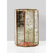 Mercury glass gold pillar candle holders. Gold Octagon Mercury Glass Pillar Candle Holder View Tall Glass Candle Holders A H Decorative Product Details From A H Decorative Export On Alibaba Com