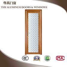 While wood doors are popular for interior use, they may swell or warp due to moisture and humidity changes in the bathroom. China Aluminum Bathroom Doors With Good Price China Aluminum Door Aluminum Casement Door