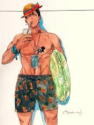 twitter プール デート 鯉 アニメキャラ