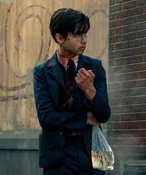 Supports the weight of a grown man and gouges his eyes out through his suit. What Five Said In Greek On Umbrella Academy Translated