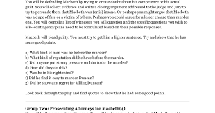 [caption id in this passage, macbeth expresses his guilt over what he has done, a guilt which he sheds as the play. Macbeth Trial Group Handouts Google Docs