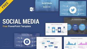 Free powerpoint ppt presentation templates themes, background, & infographics designs. Social Media Free Powerpoint Template Ppt Slides Slidesalad