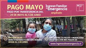 .emergencia (ife), un aporte que a inicios de esta semana fue ampliado. Autoridades Informan Inicio Del Pago Ife Ampliado De Mayo Y Detalles De Proyecto De Ley Que Universaliza El Beneficio La Mega Fm 90 3