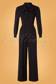 Almost files can be used for commercial. 50s Natalia Jumpsuit In Black