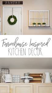 Add cozy, rustic farmhouse charm to your home with hobby lobby's selection of farmhouse decor. Farmhouse Inspired Kitchen Decor The Happy Scraps
