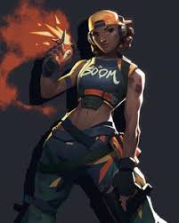 Anninosart On Instagram Fanart Of Raze From Valorant Everyone Is Instalocking Her But I Love Playing In 2020 Fan Art Overwatch Hero Concepts Concept Art Characters