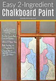 How To Make Chalkboard Paint With Grout