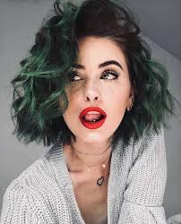 Beserk On Instagram Crankee Is An Absolute Dream These Deep Forest Green Locks Were Created Using Cool Hair Color Green Hair Cool Hairstyles
