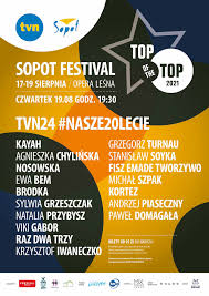 We did not find results for: Top Of The Top Sopot Festival 2021 Dzien 3 Sopot Opera Lesna 19 Sierpnia Kupuj Bilety Online Biletyna Pl
