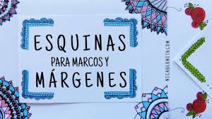 Aprender idiomas en el extranjero: Esquinas Para Marcos Y Margenes Para Cuadernos O Cartas Margenes Bonitos Con Mandalas Youtube