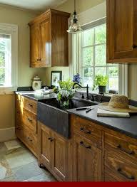 Different Types Kitchen Remodel With Golden Oak Cabinets In 2020 Cottage Style Kitchen Rustic Kitchen Cabinets Kitchen Cabinet Design