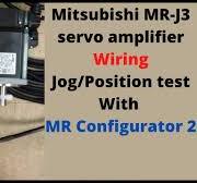 Mitsubishi MR-J3 servo amplifier, wiring, jog/position test with MR  Configurator 2. Part 1 English