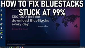 How To Fix Blustacks 99 Percent Error Not Loading 2019 Guide Youtube