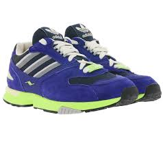 Adidas schuhe für damen, herren und kinder. Adidas Originals Zx 4000 80s Sneaker Farbenfrohe Damen Low Top Schuhe Blau Grun